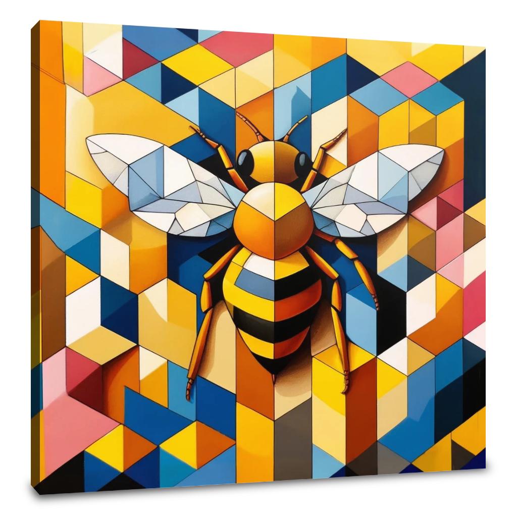 Harmony of the Hive Bee Canvas