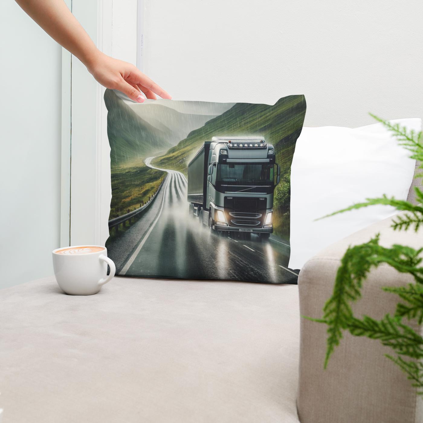 Highland Rain Drive Cotton Cushion