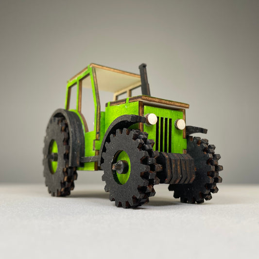 Tractor Puzzle - Flatpack Model Kit by Curious Rabbit ®