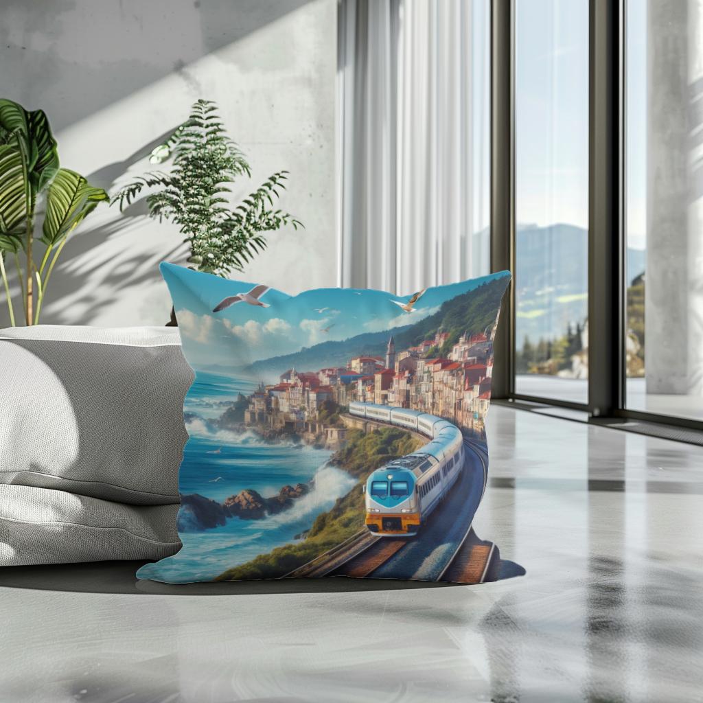 Coastal Journey Cotton Cushion