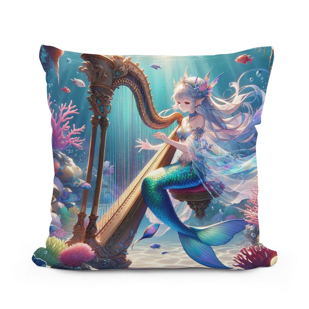Ocean's Melody Cotton Cushion