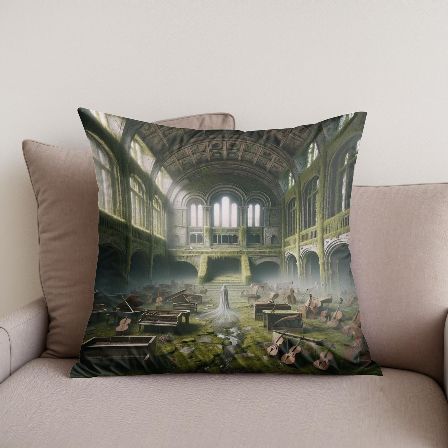 Echoes of Harmony Cotton Cushion