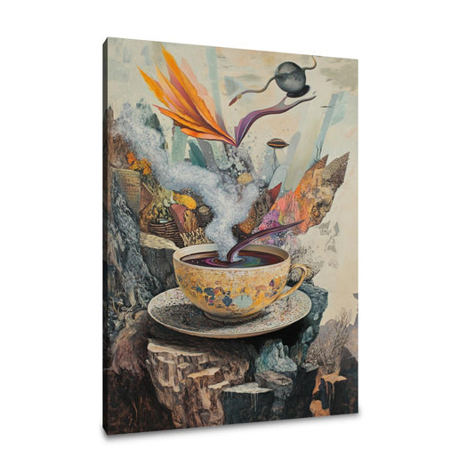 Absurd Teacup Dream Canvas