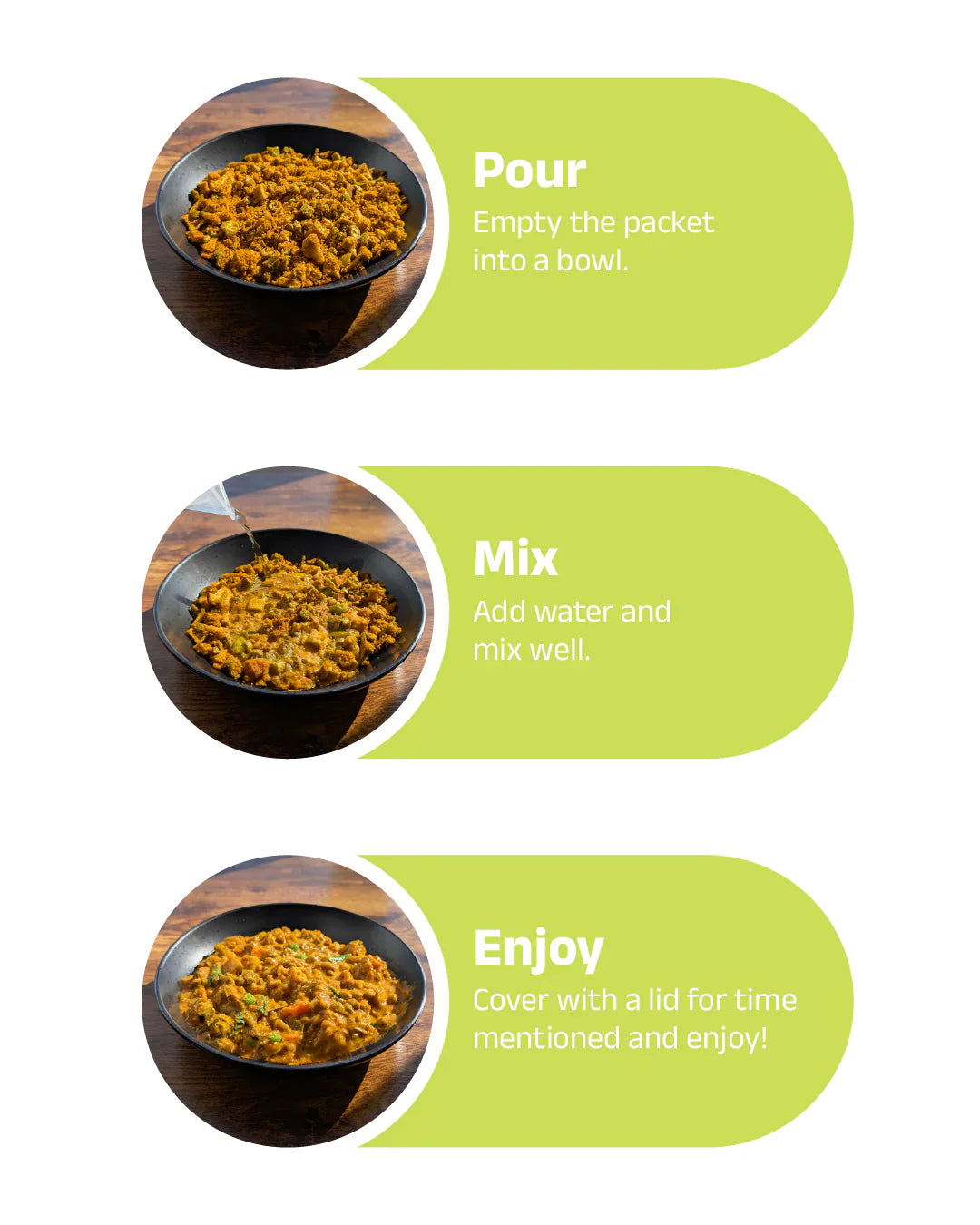 5 Minutes To Delhi Pav Bhaji Camping Meal (Vegan)