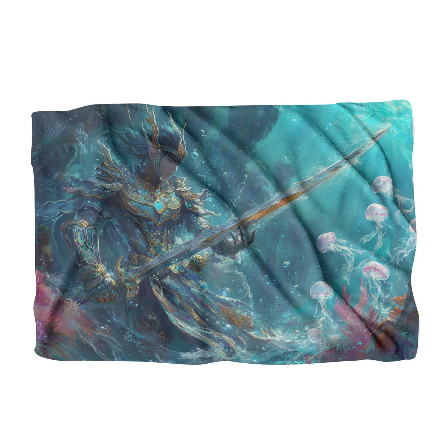 Mythical Abyss Warrior Blanket