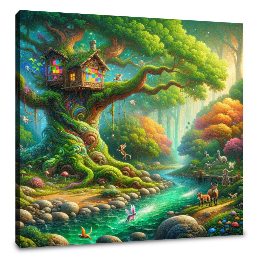 Enchanted Nature's Playground Canvas