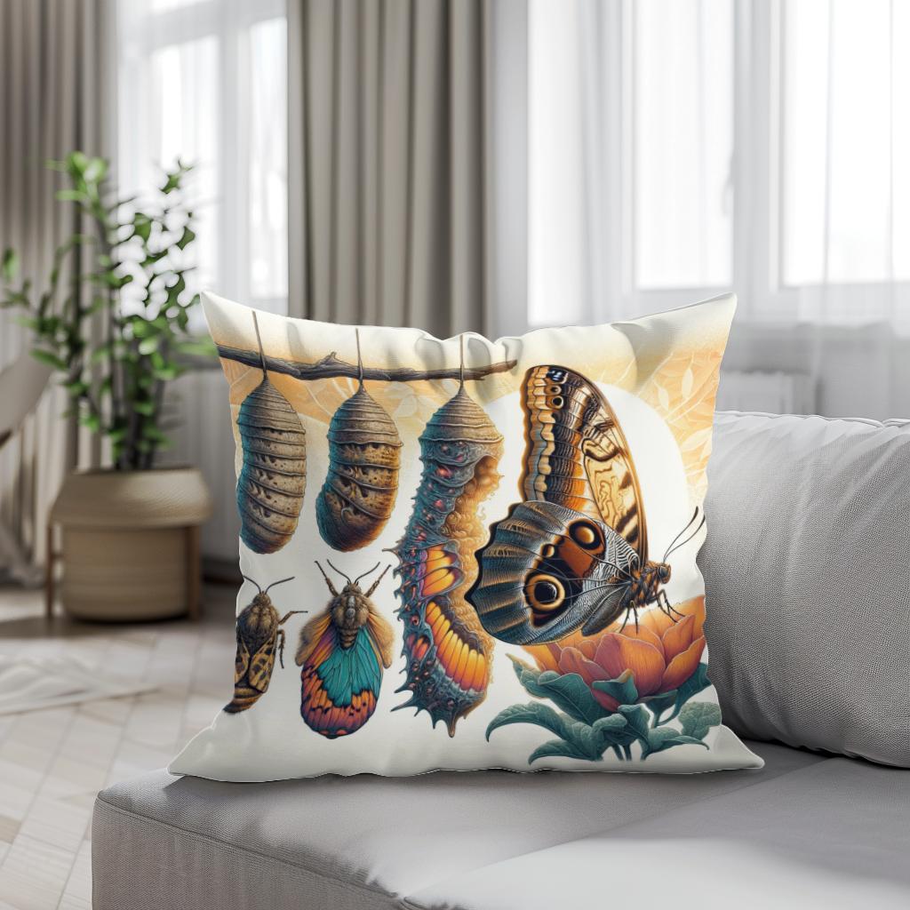 Metamorphosis Wings Cotton Cushion