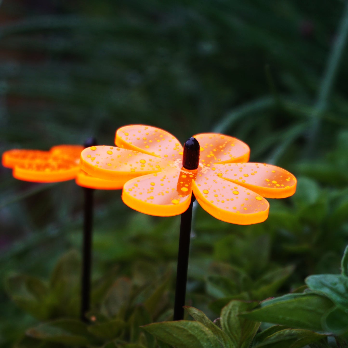 Small Garden Décor Ornaments Set of 5 'Daisy'