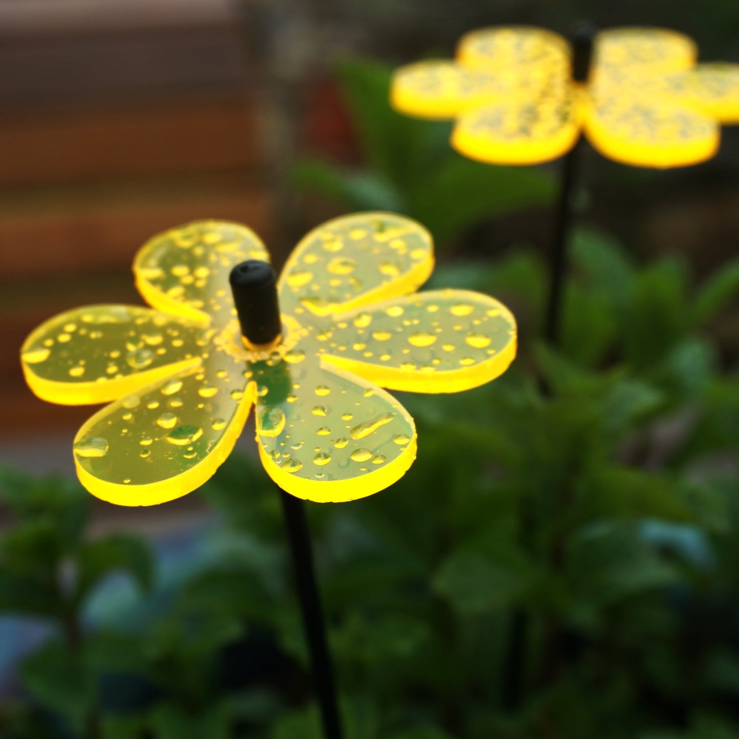 Small Garden Décor Ornaments Set of 5 'Daisy'