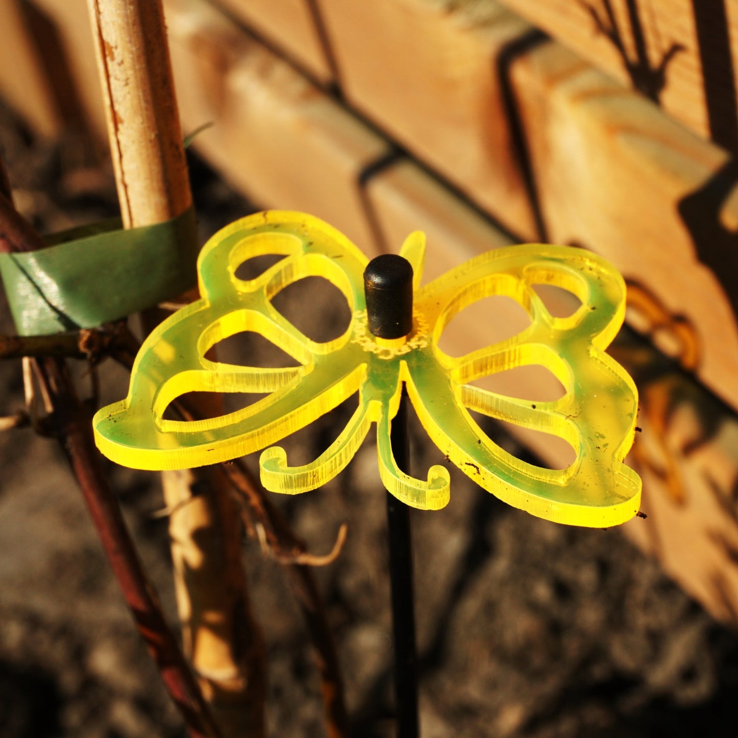 Large Garden Décor Ornaments Set of 5 'Comma Butterflies'