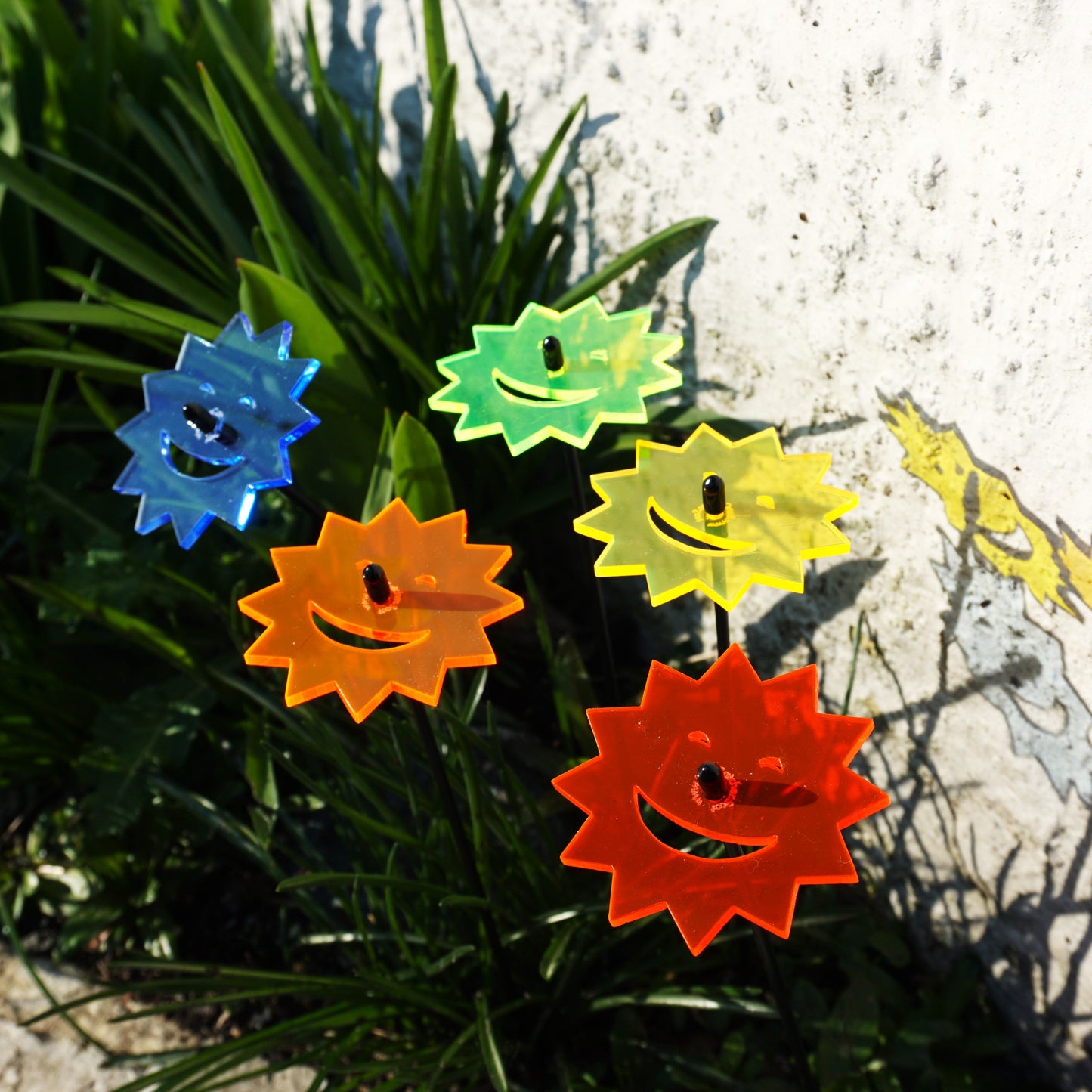 Small SunCatcher Set of 5 'Laughing Sun'