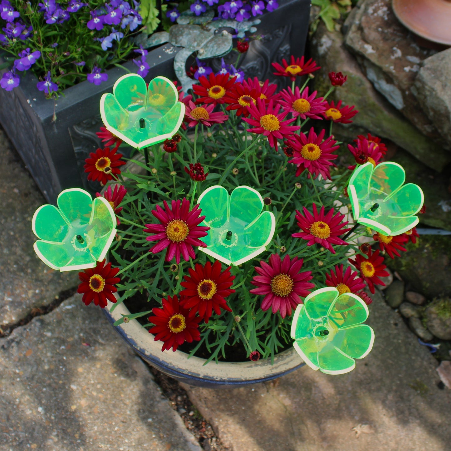 Small SunCatcher Garden Décor Ornament Set of 5 'Tulip'