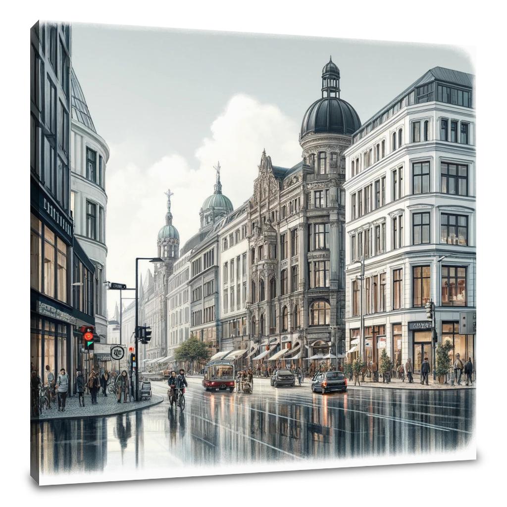 Friedrichstrasse Berlin Canvas