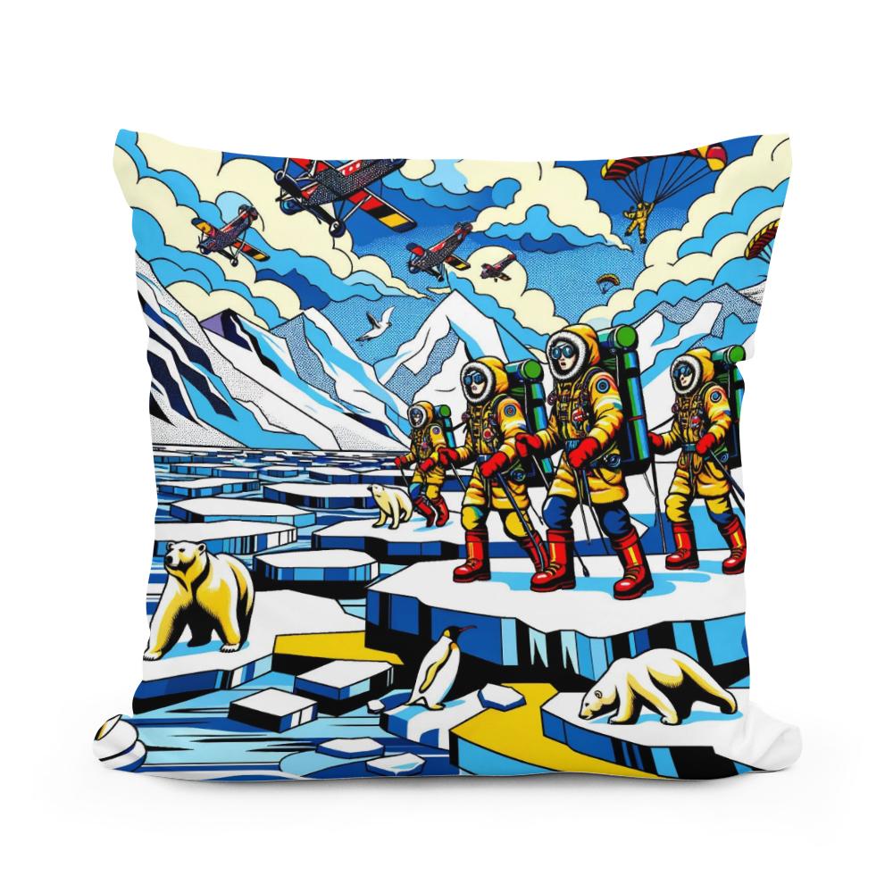 Polar Expedition Pop Cotton Cushion