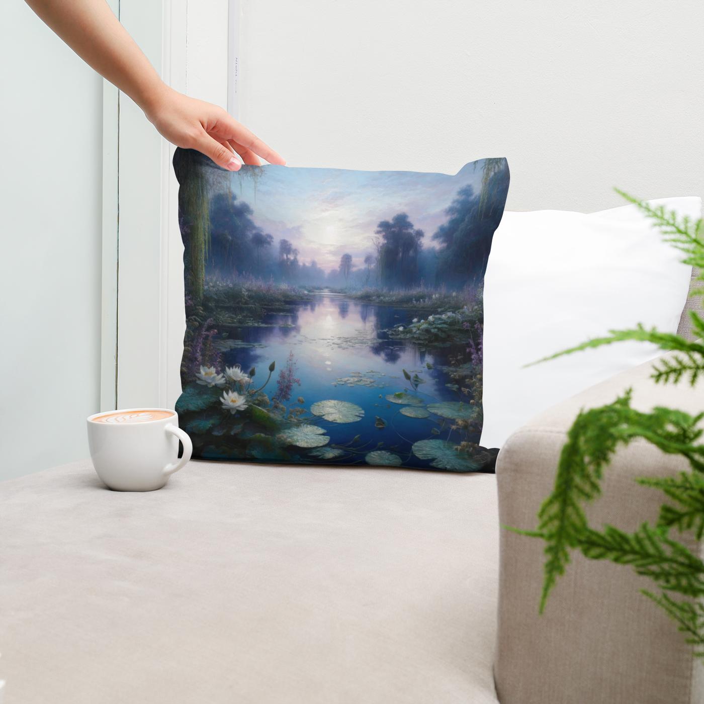 Mystical Waters Cotton Cushion
