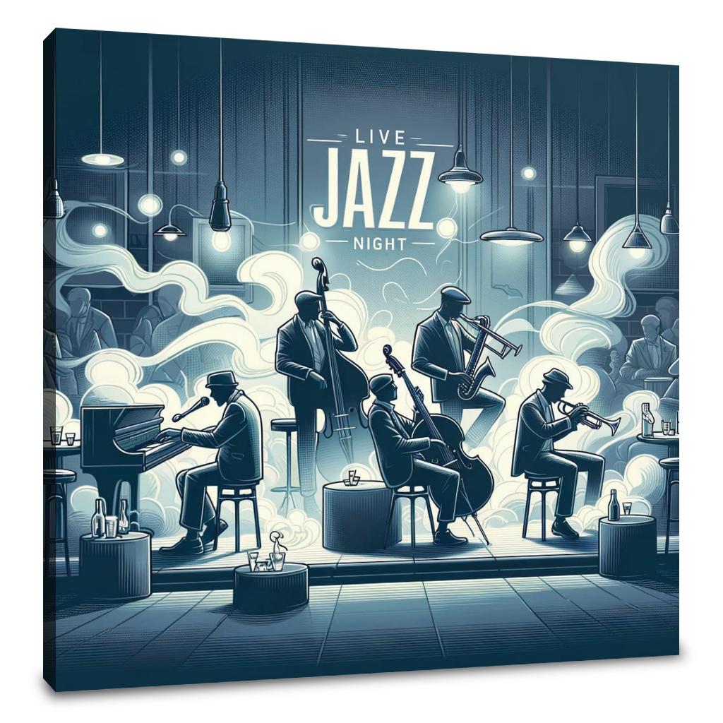 Rhythmic Blues Canvas