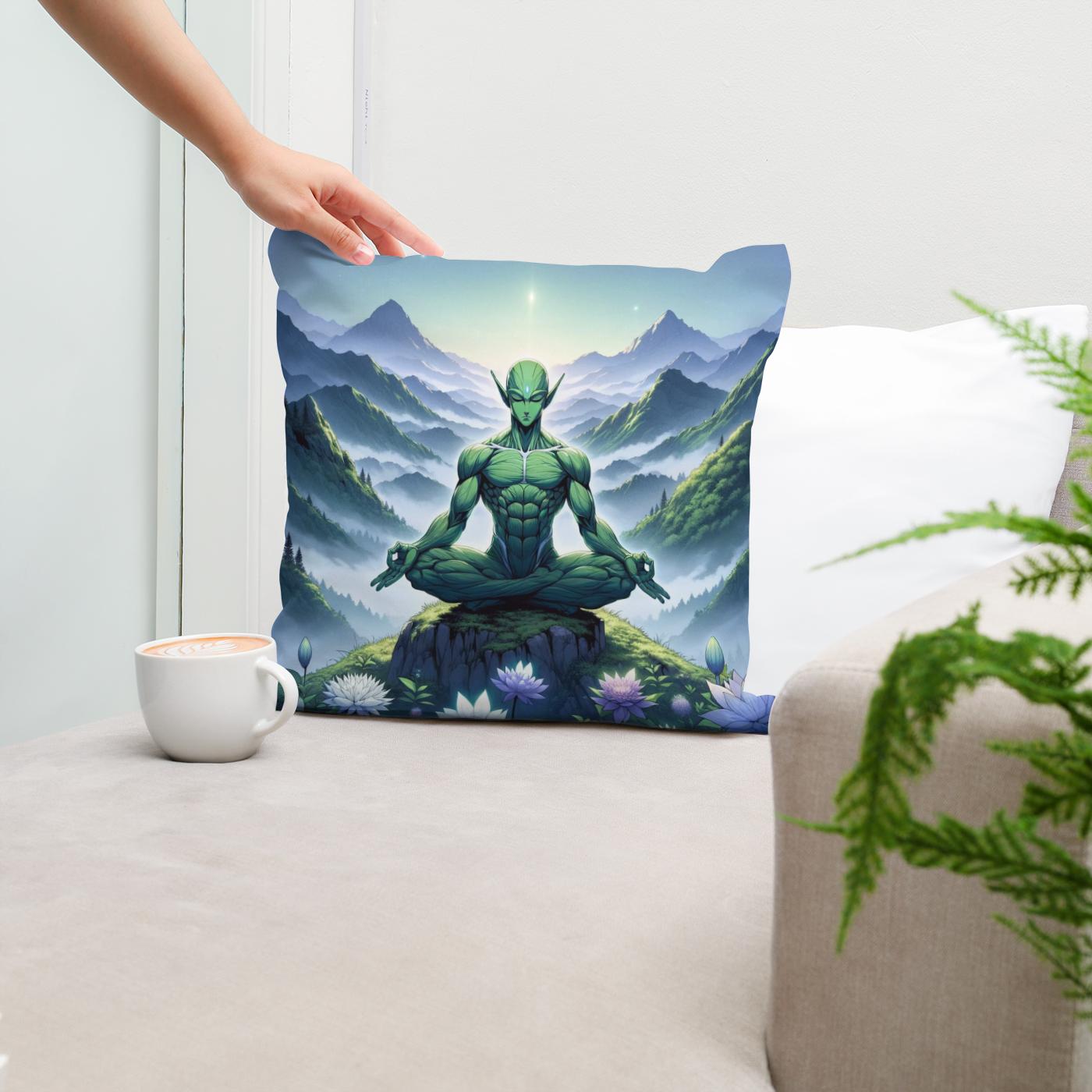 Mystic Peak Cotton Cushion