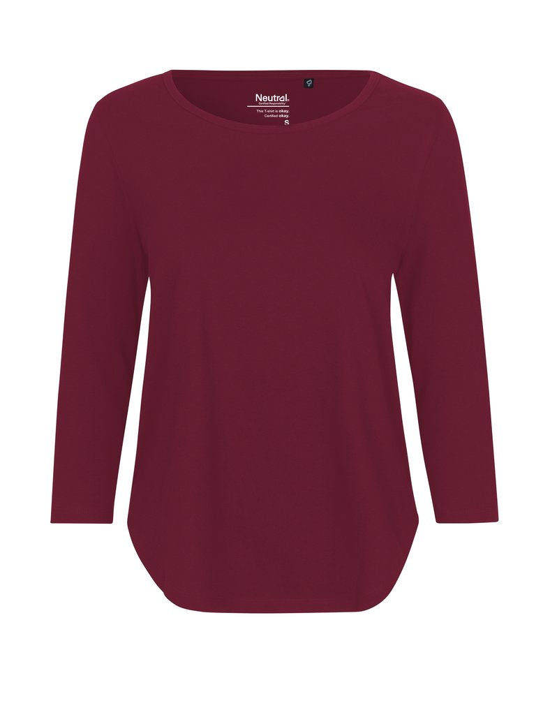 Fairtrade Organic Loose 3/4 Sleeve T-shirt