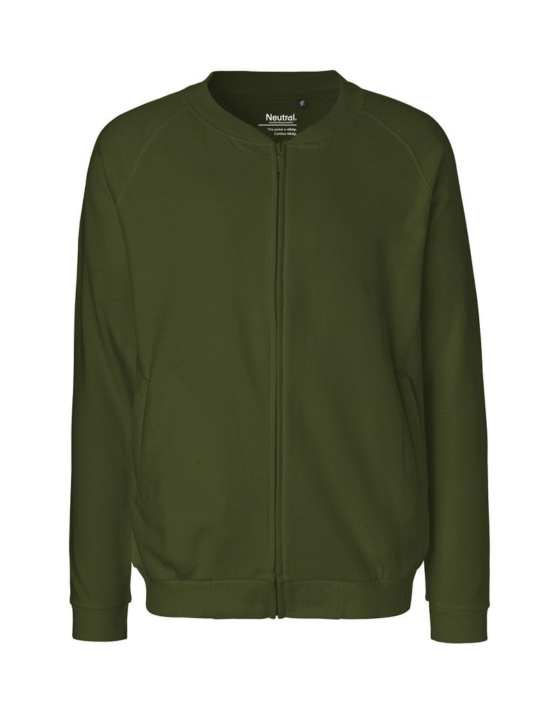 Fairtrade Organic Bomber Jacket: Unisex