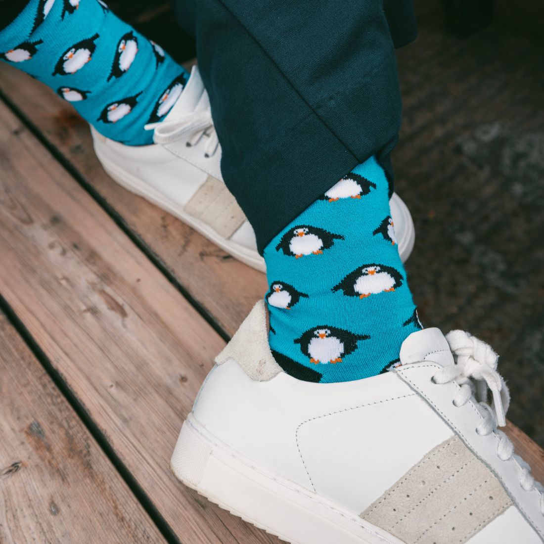Penguin Matching Bamboo Socks (Adult & Child)