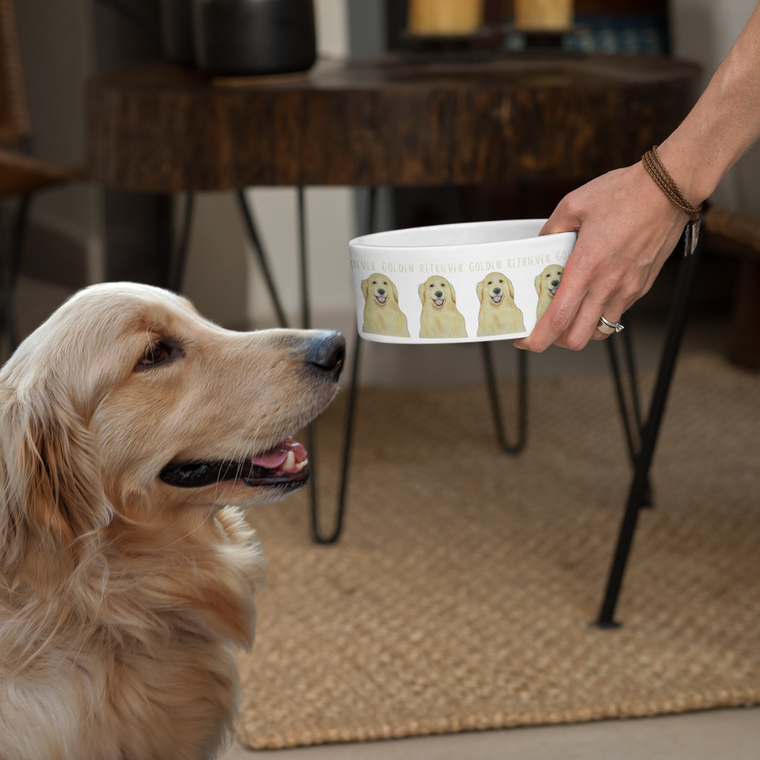 Golden Retriever’s Gourmet Bowl – Because Waiting is HARD