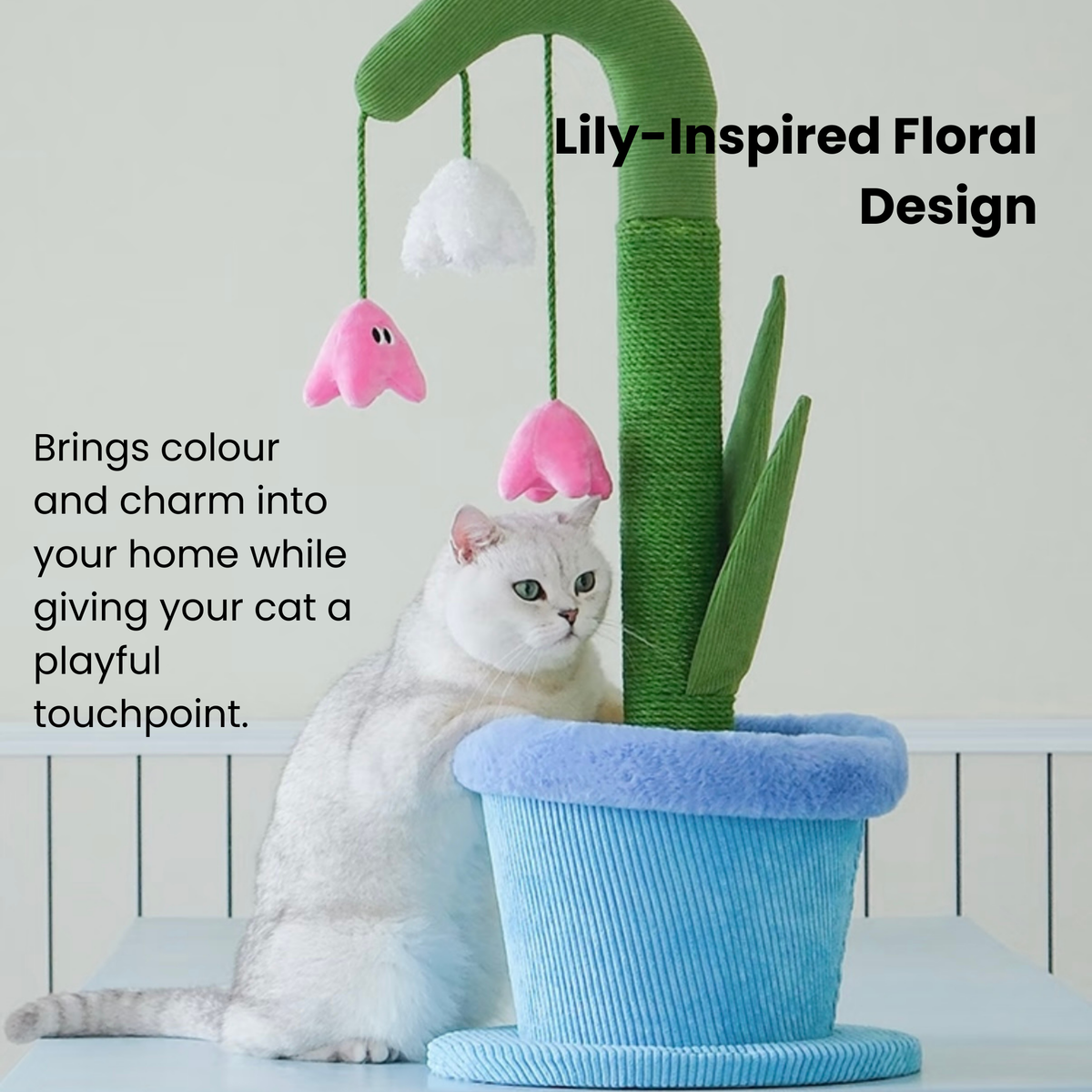 zeze Blooming Lily Cat Scratcher