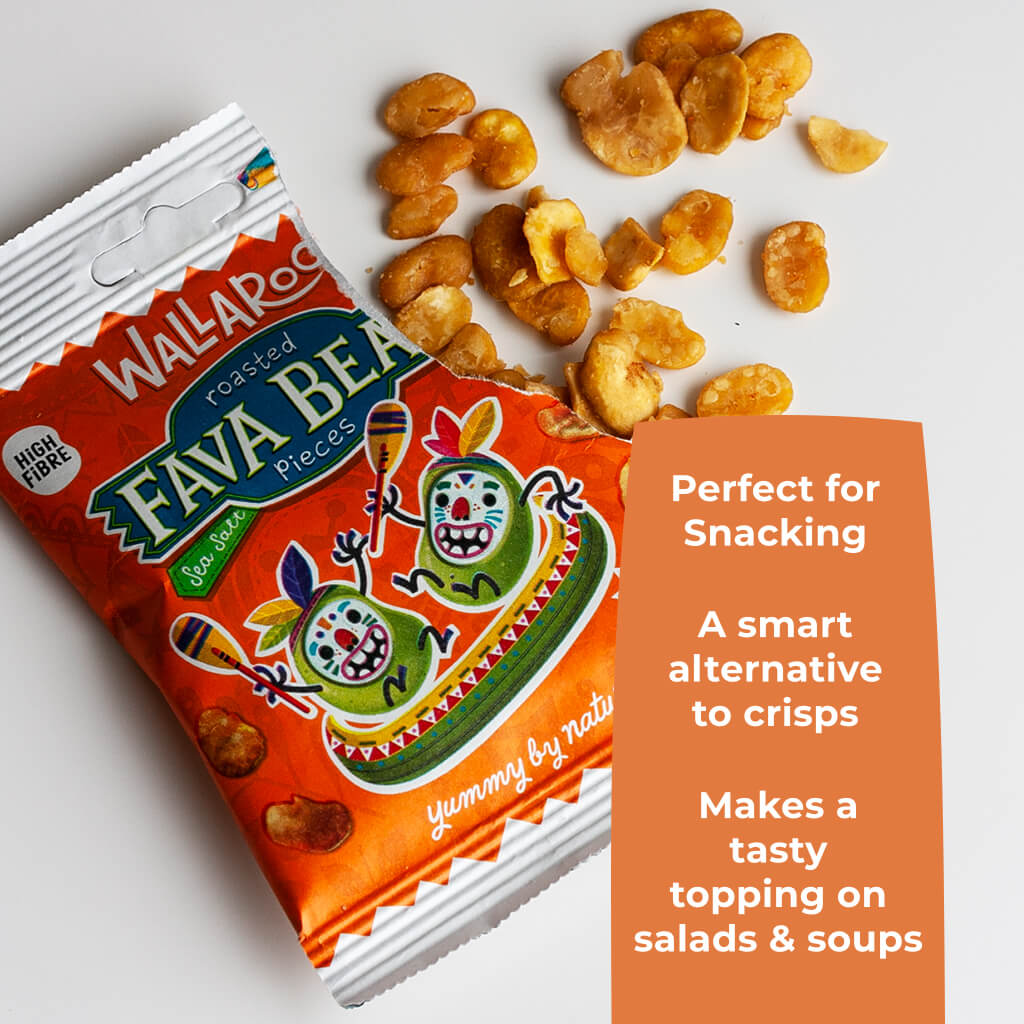 Roasted Fava Bean Pieces - Sea Salt