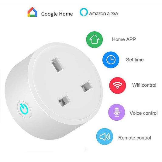Twin Pack Smart Plug - WIFI Smart Home Timer 16A Alexa / Google Voice Control