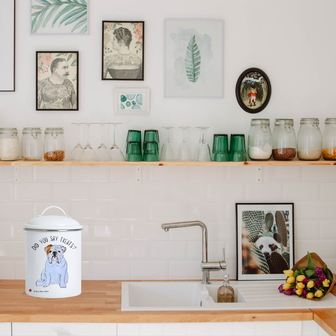 Bulldog Treat Vault – Guarded by a Furry Road Drill!