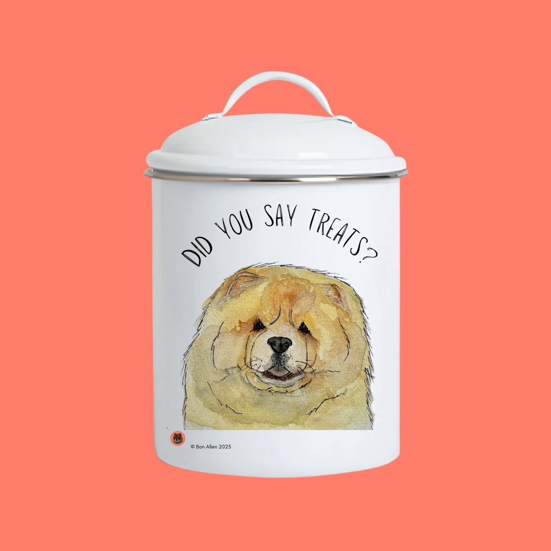 Chow Chow Treat Jar: Stylish Storage for Your Pup’s Snacks!