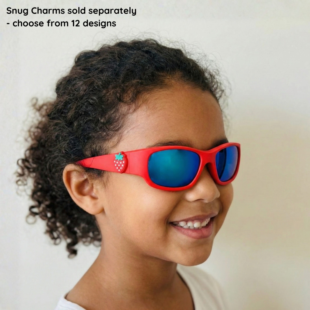 Red Kids Sunglasses | REVO Lens | Classic Fit | 6-12 Years