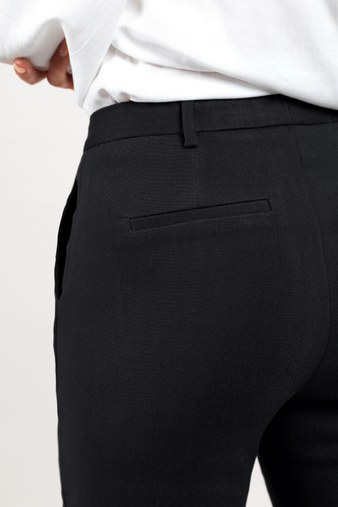 Louche Joele Slim Fit Trouser - Black