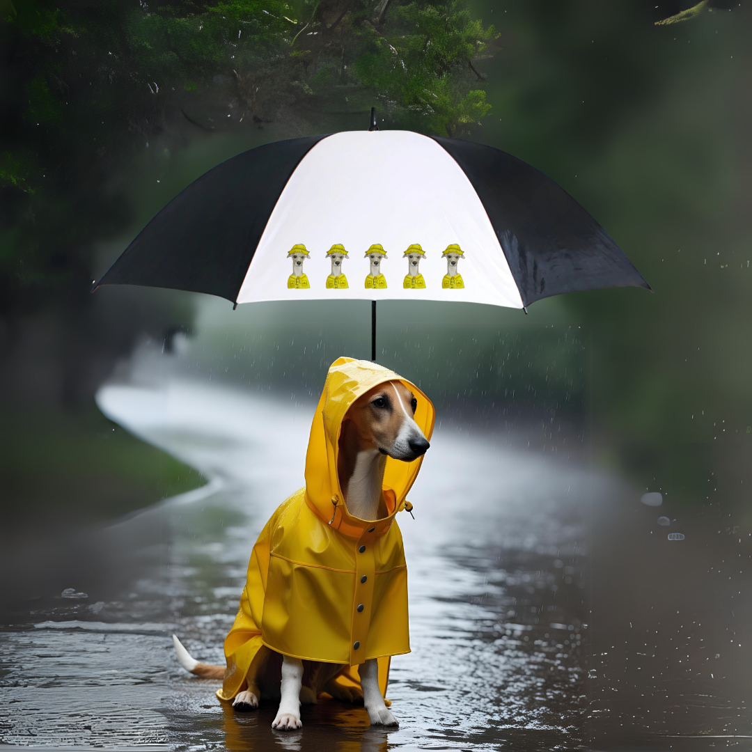 Whippet Real Good – The Ultimate Golf Umbrella for Dog Lovers!