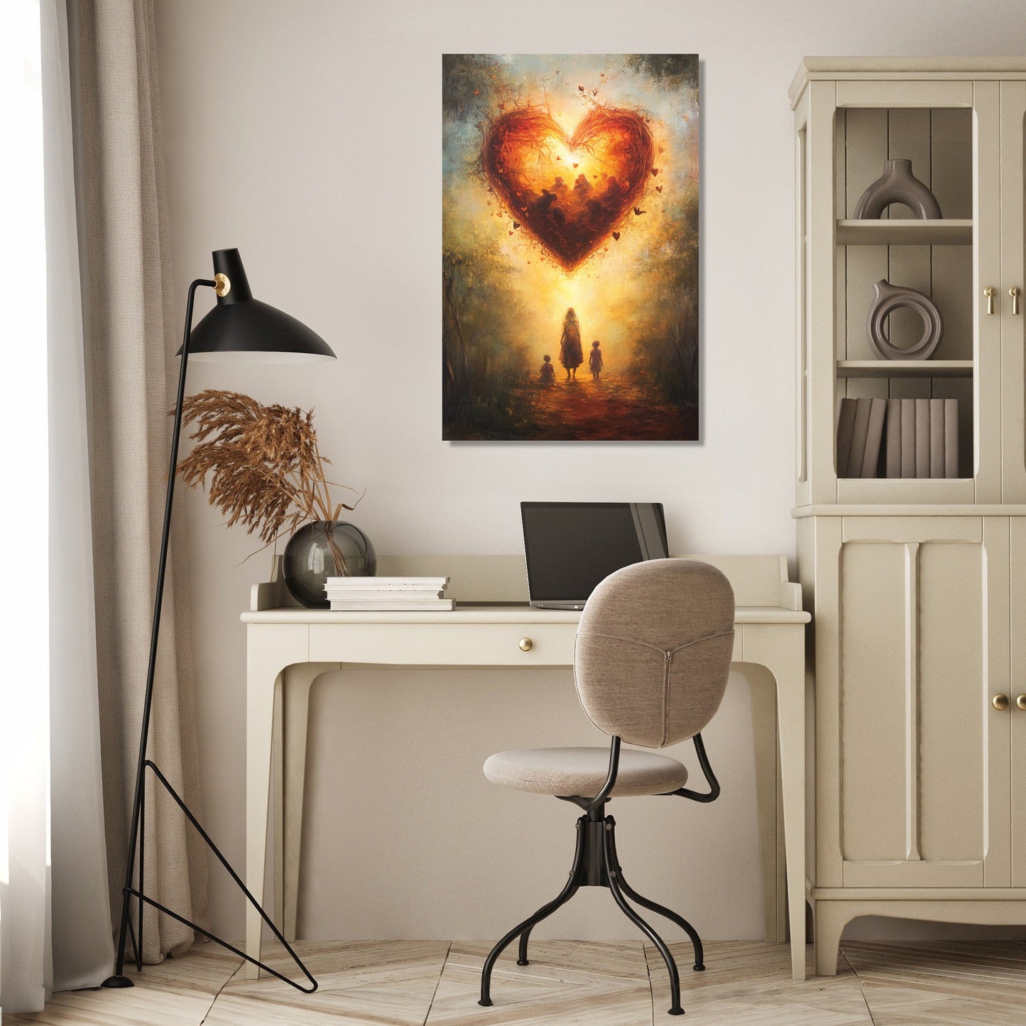 Heart of Maternal Sanctuary Canvas