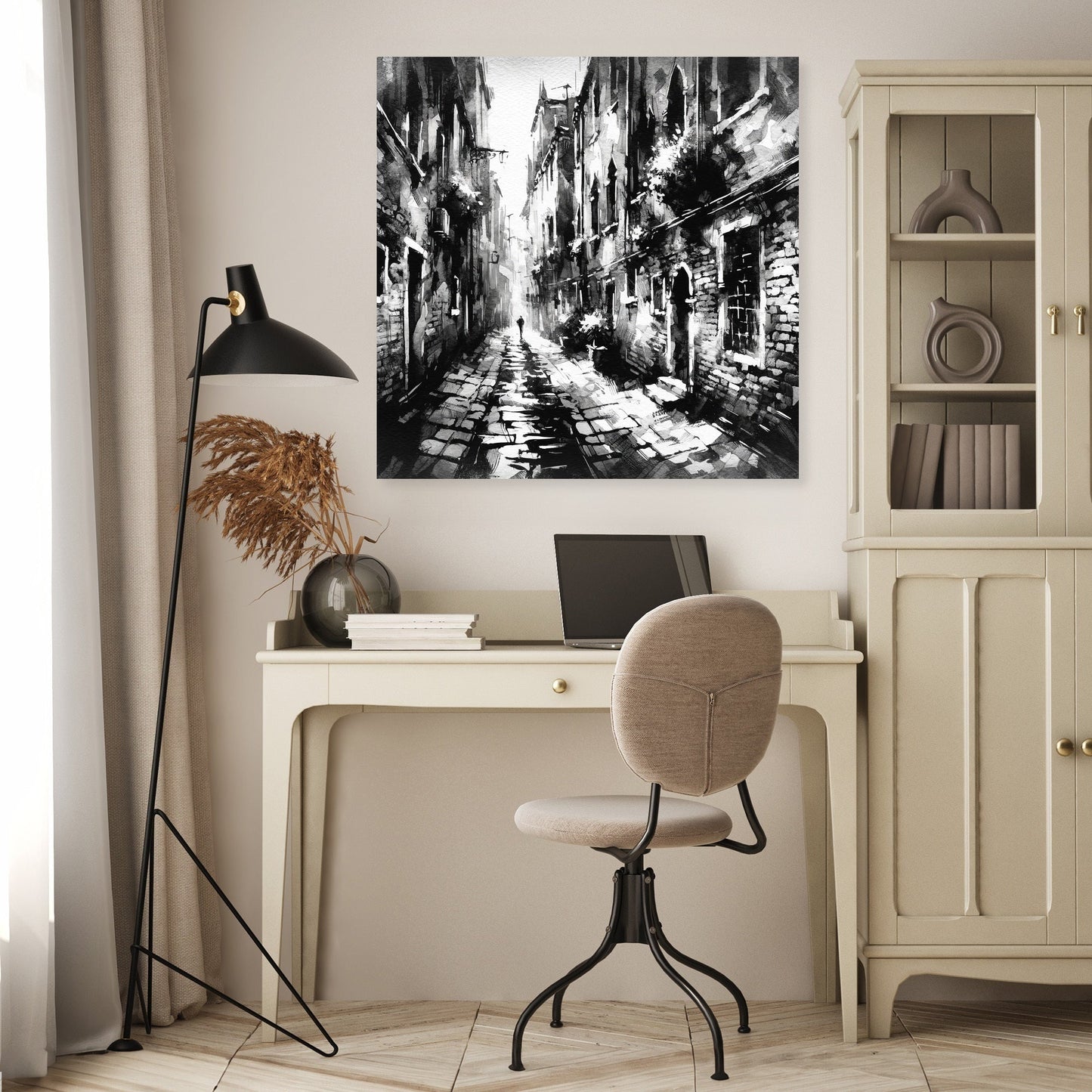 Shadowed Alley Canvas