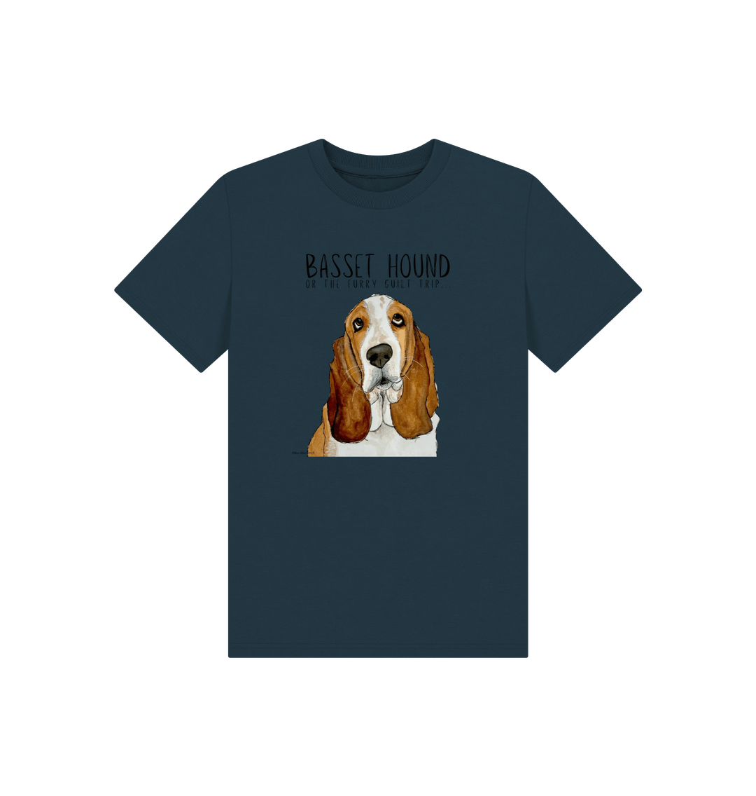 Basset Hound Child’s T-Shirt: Wearable Guilt with a Side of Cuteness!