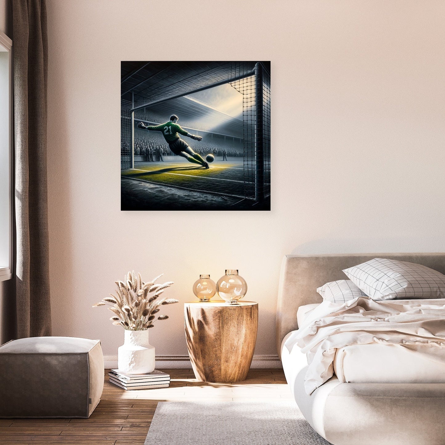 Goalkeeper's Moment Canvas