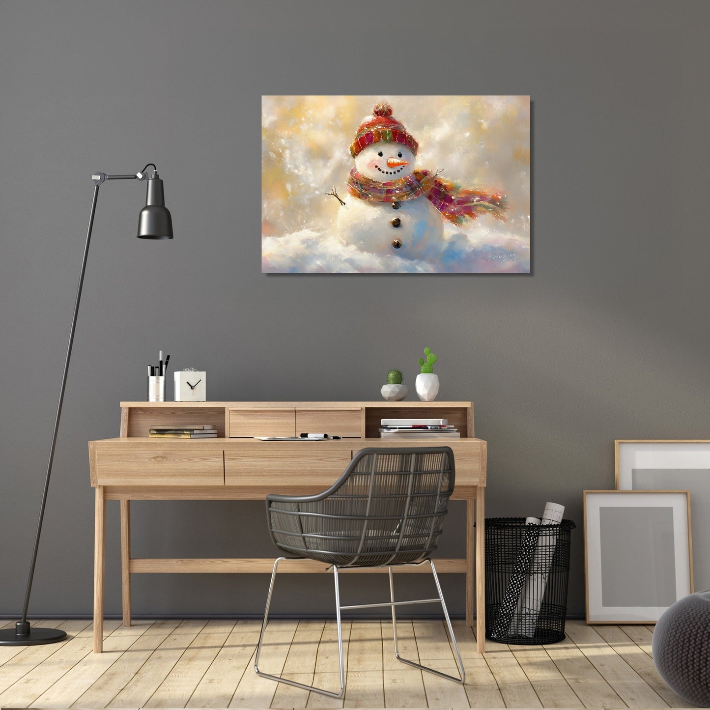 Frosty Cheer Canvas