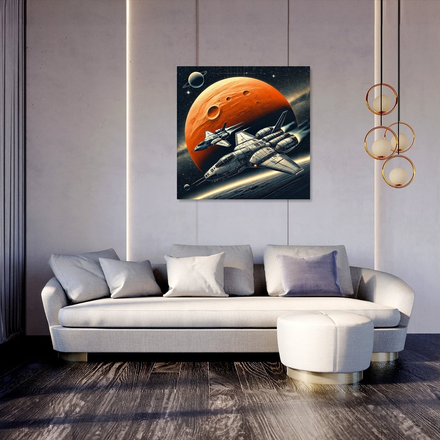 Cosmic Exploration Canvas
