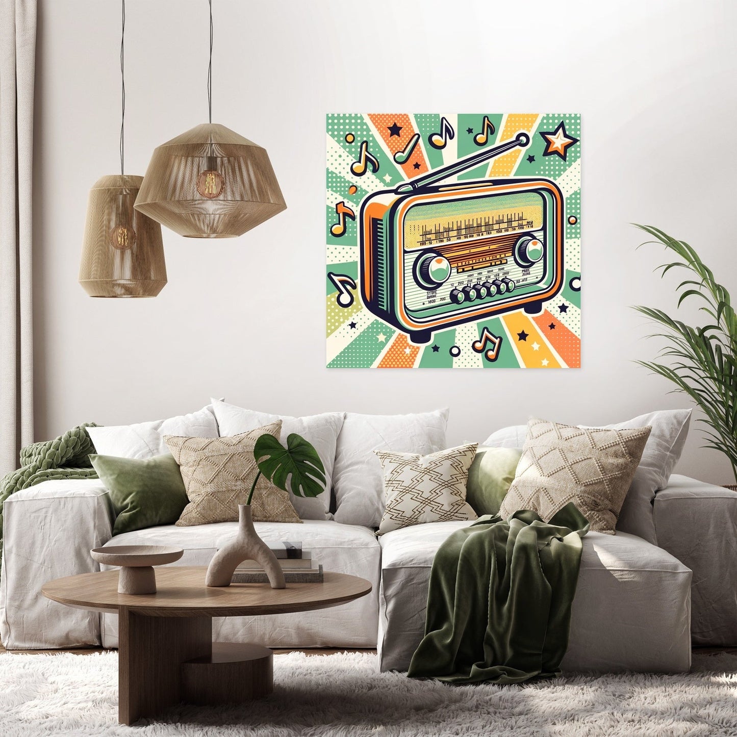 Retro Radio Canvas