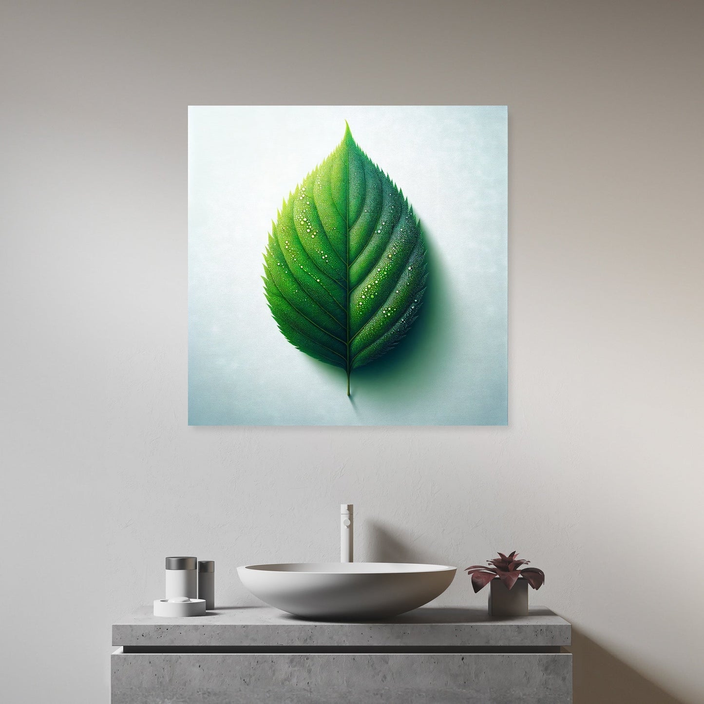 Dewdrop Serenity Canvas