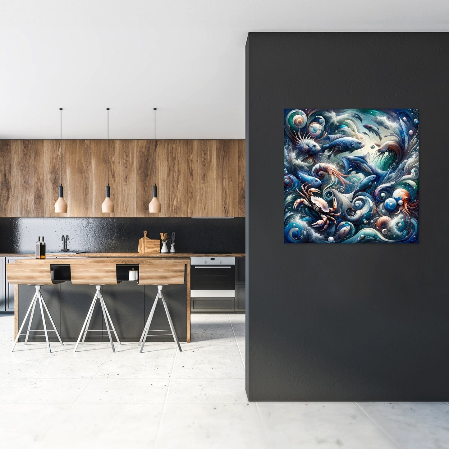 Oceanic Elegance Canvas