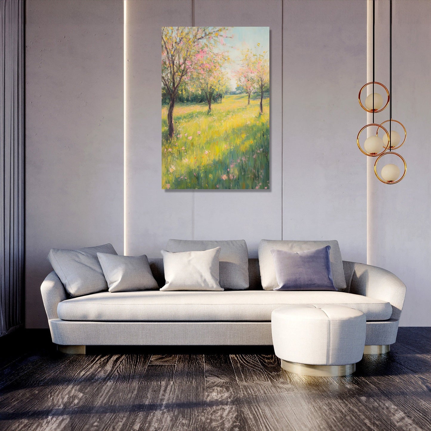 Delicate Spring Vista Canvas