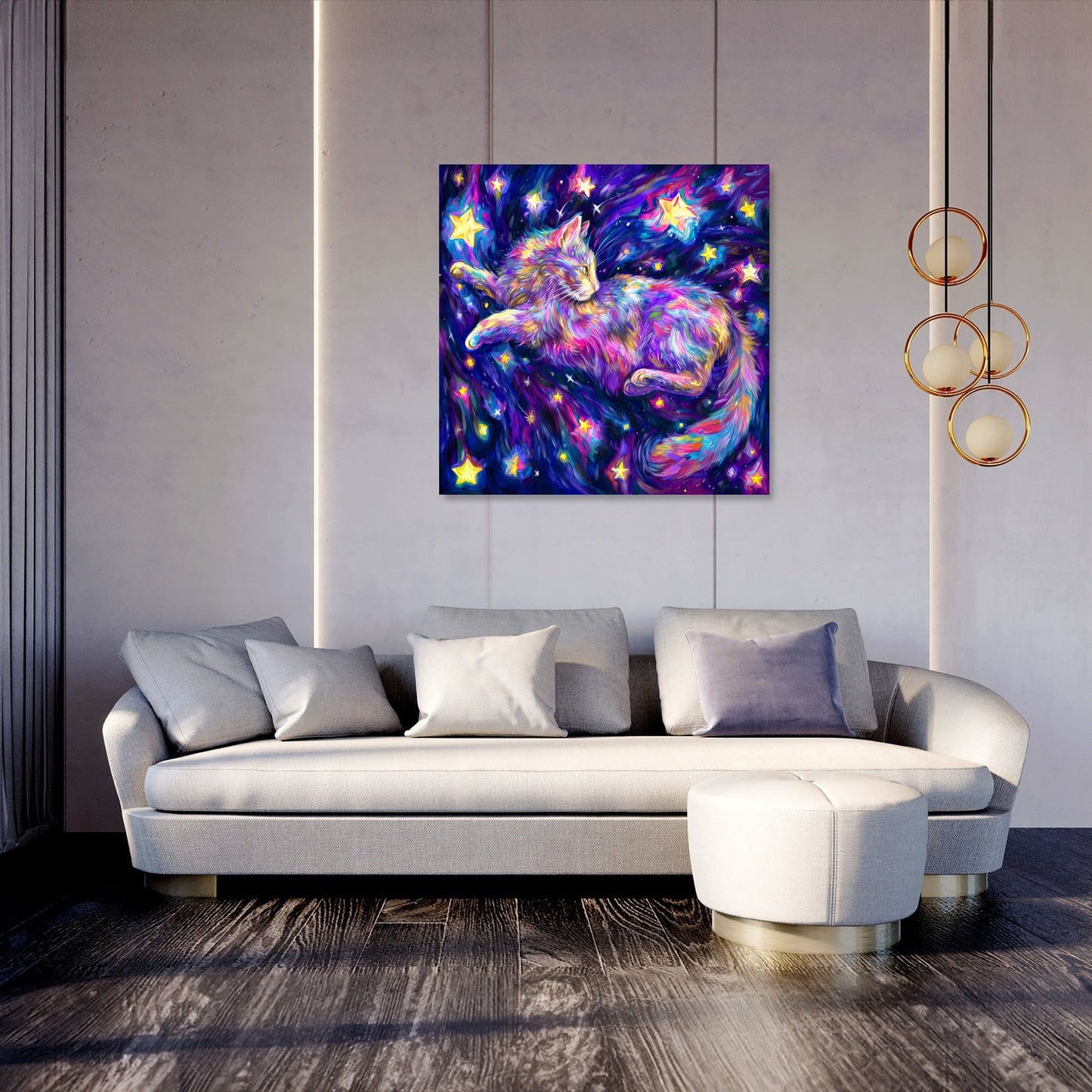 Cosmic Cat Canvas