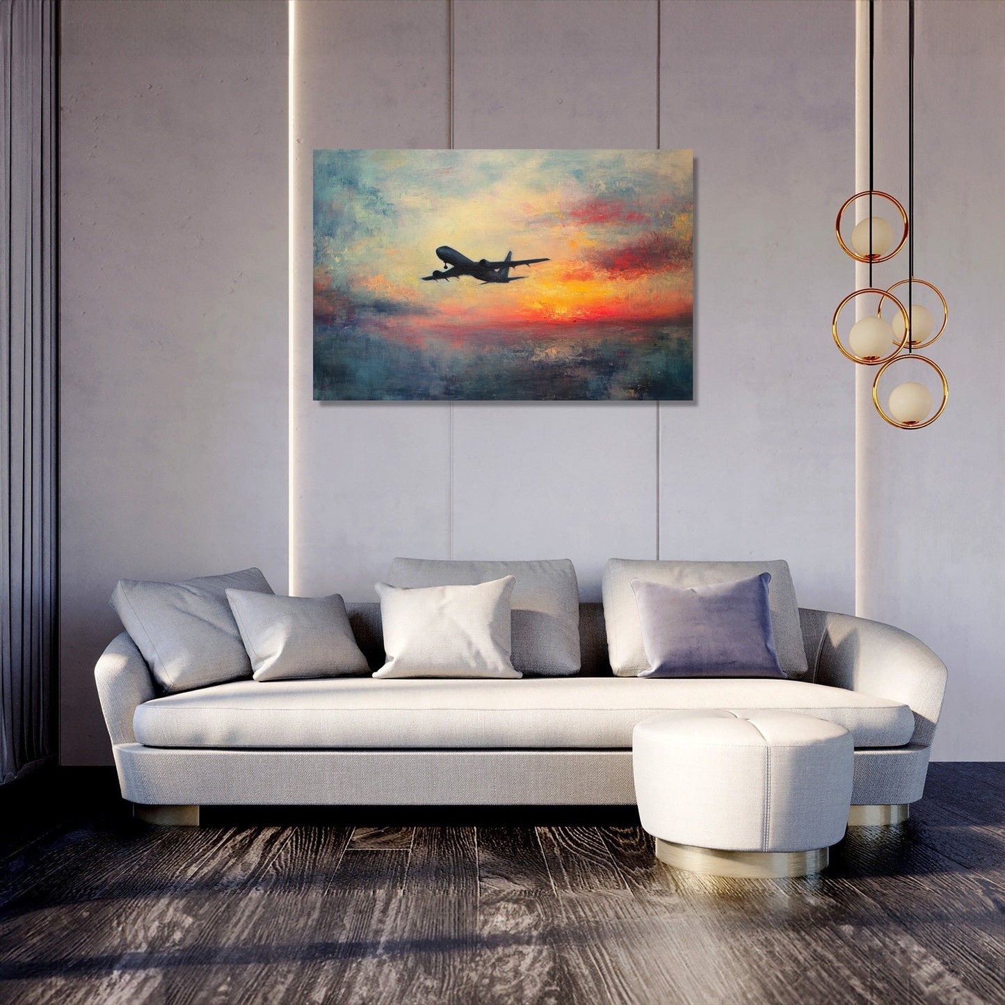 Melancholic Takeoff Canvas