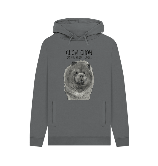 Blue Chow Chow Men's Hoodie – Featuring The Aloof Floof Design!