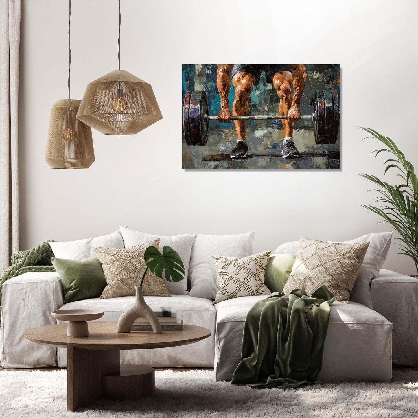 Barbell Focus Canvas