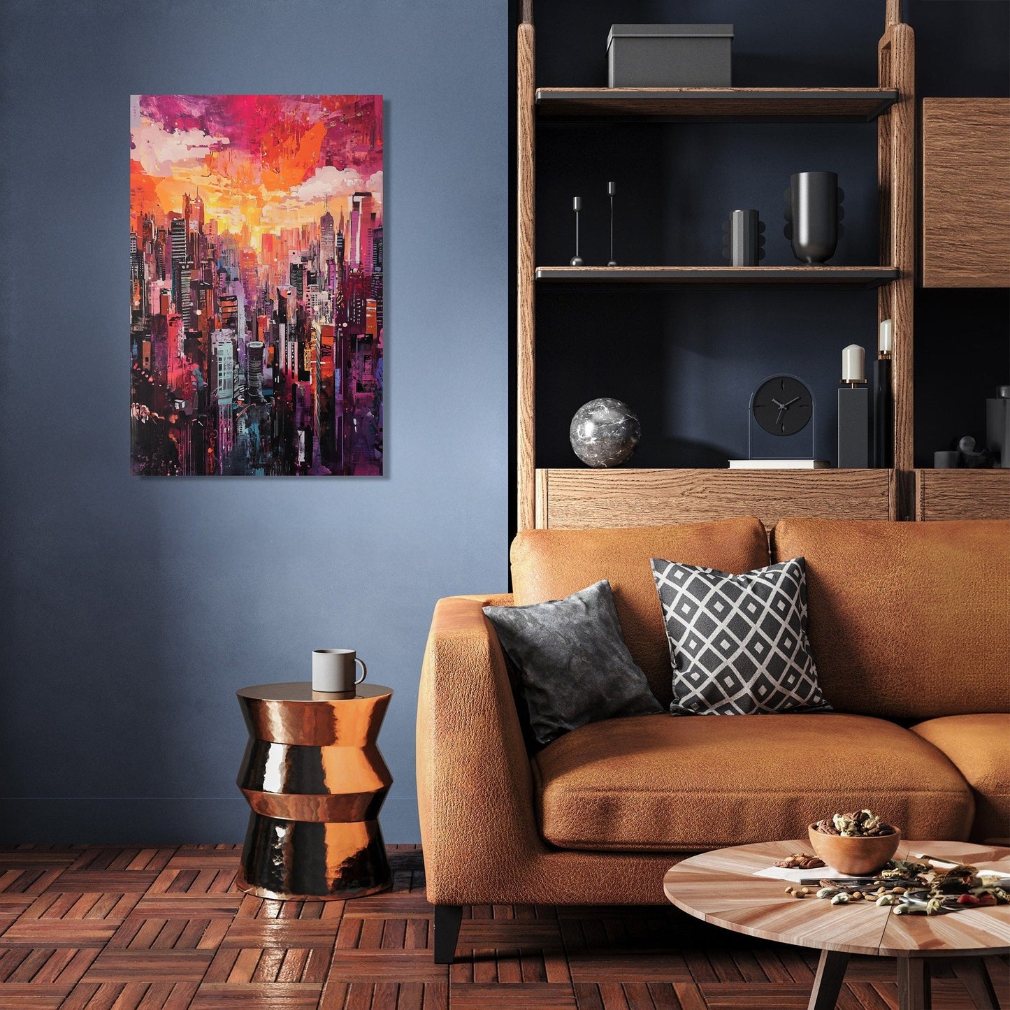 Urban Kaleidoscope Canvas