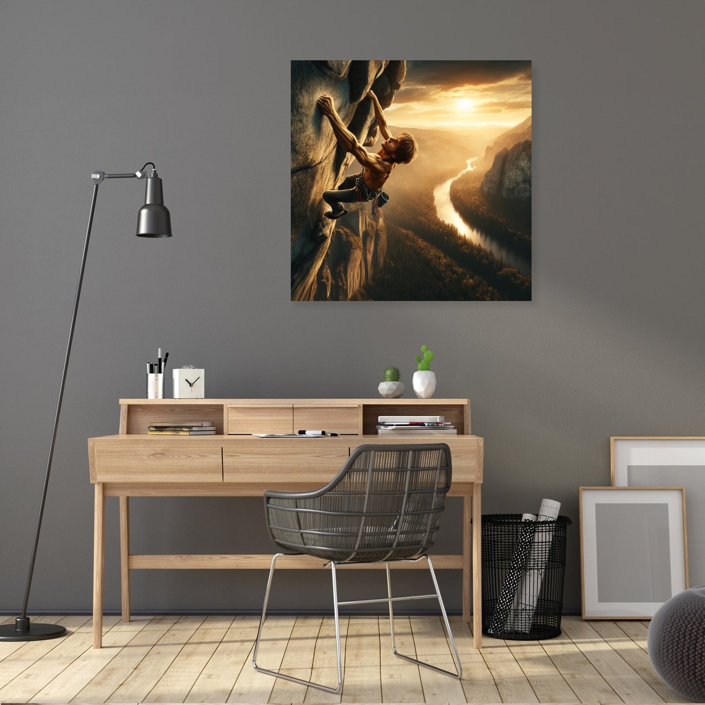 Climber's Triumph Canvas