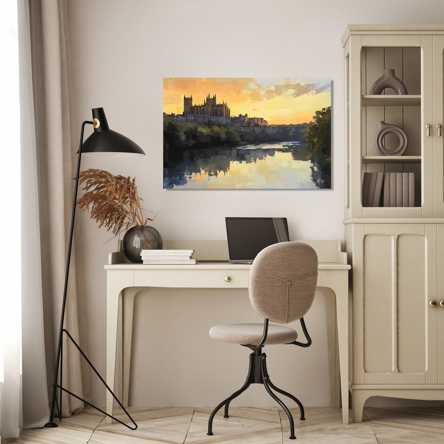 Durham Dusk Reflections Canvas